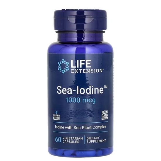 Sea Iodine, 1000mcg, 60 vcaps, Life Extension - Vitax.ro
