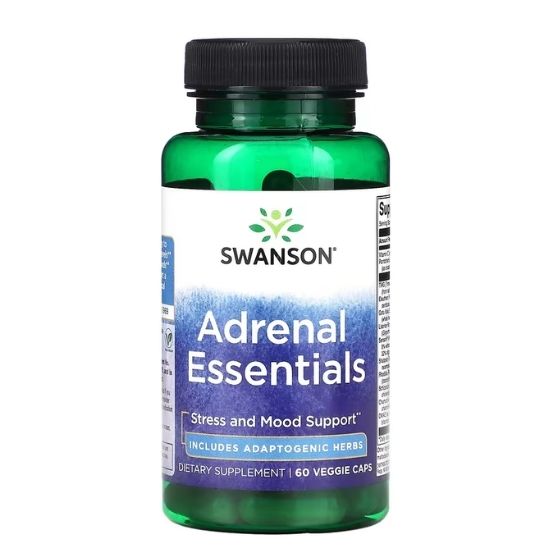 Adrenal Essentials, 60 vcaps, Swanson - Vitax.ro