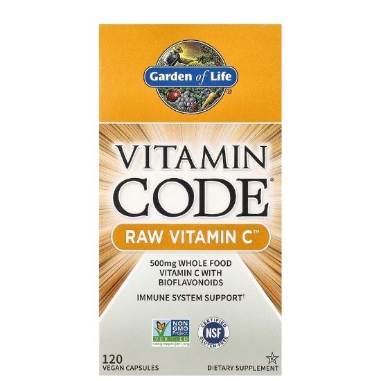 Vitamin Code Raw Vitamin C, 120 vegan caps, Garden of Life - Vitax.ro