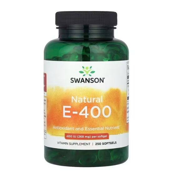 Vitamin E, 400 IU, 250 softgels, Swanson - Vitax.ro