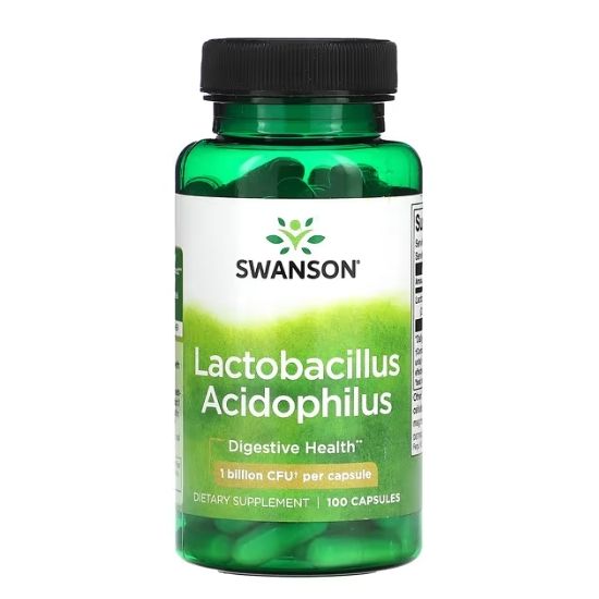 Lactobacillus Acidophilus, 1 billion CFU, 100 caps, Swanson - Vitax.ro