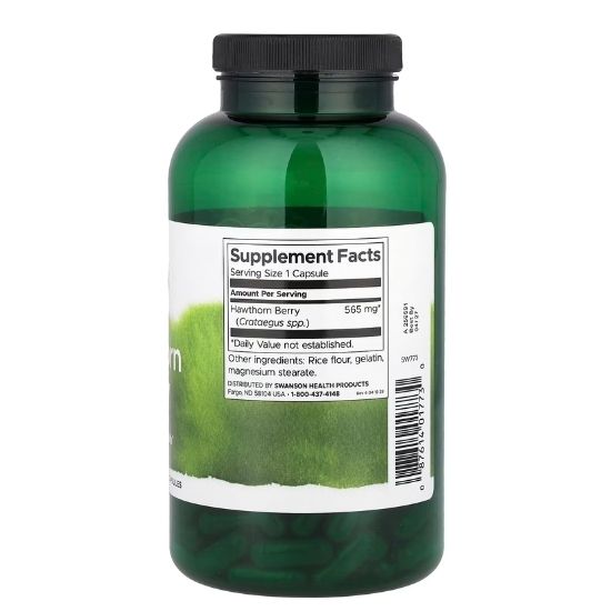 Hawthorn Berry, 565mg, 250 caps, Swanson - Vitax.ro