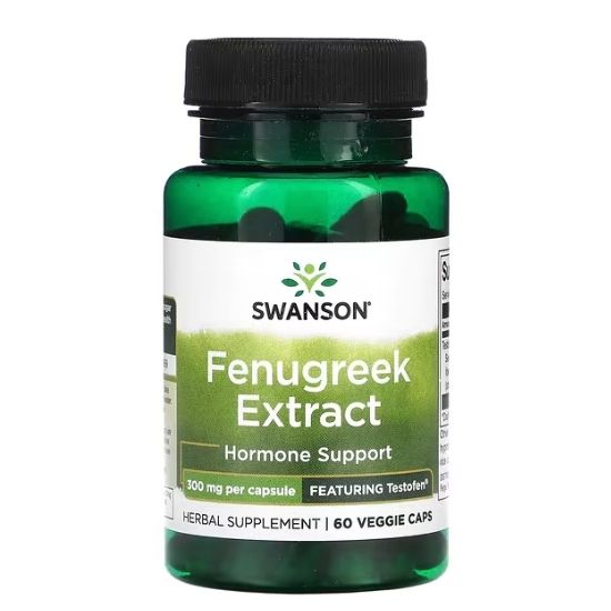 Fenugreek Extract, 300mg, 60 vcaps, Swanson - Vitax.ro