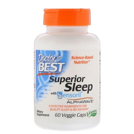 Superior Sleep, 60 vcaps, Doctor's Best - Vitax.ro