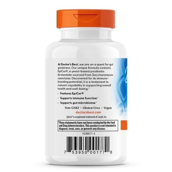 Epicor, 500mg, 60 vcaps, Doctor's Best - Vitax.ro