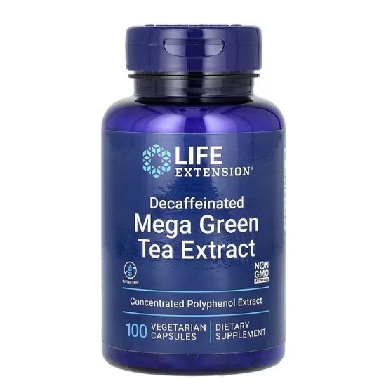 Mega Green Tea Extract, 100 vcaps, Life Extension - Vitax.ro