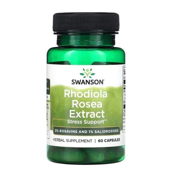 Rhodiola Rosea Extract, 60 caps, Swanson - Vitax.ro