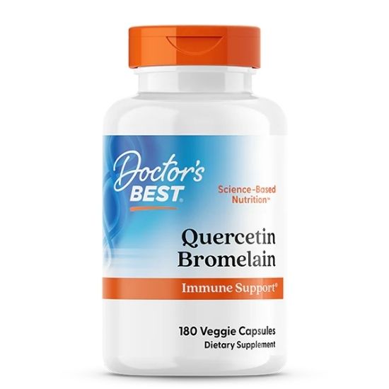 Quercetin Bromelain, 180 vcaps, Doctor's Best
