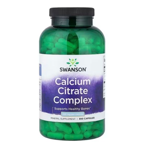 Calcium Citrate Complex, 250mg, 300 caps, Swanson - Vitax.ro