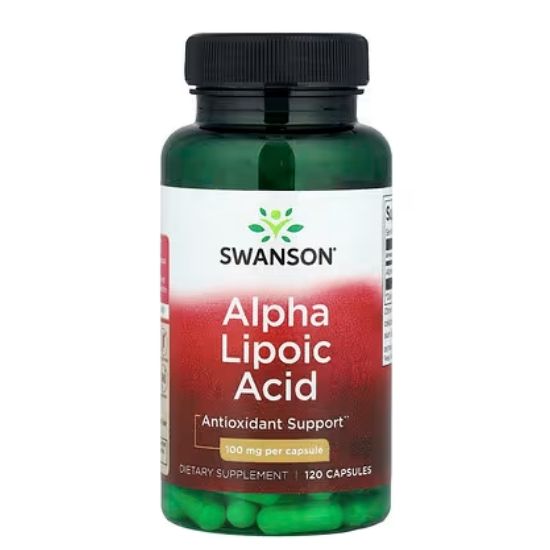 Alpha Lipoic Acid, 100mg, 120 caps, Swanson - Vitax.ro