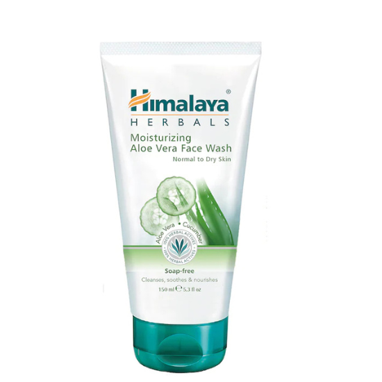 Moisturizing Aloe Vera Face Wash, 150 ml, Himalaya Herbal - Vitax.ro