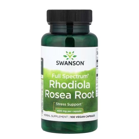 Rhodiola Rosea Root 400mg, 100 caps, Swanson - Vitax.ro