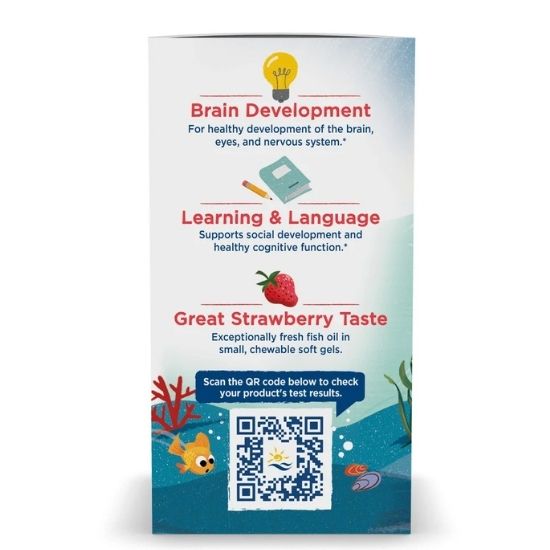 Children's DHA, 250mg, Strawberry, 360 softgels, Nordic Naturals - Vitax.ro