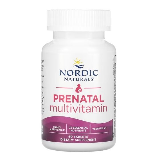 Prenatal Multivitamin, 60 tablets, Nordic Naturals - Vitax.ro