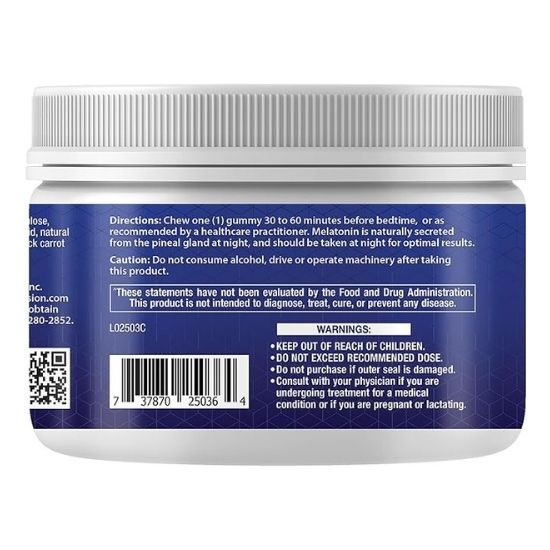 Gummy Science Melatonin, 3mg (Strawberry,  60 gummies, Life Extension - Vitax.ro