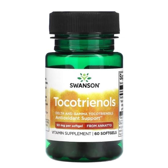 Tocotrienols, 50mg, 60 softgels, Swanson - Vitax.ro