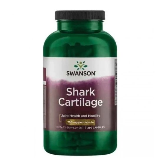 Shark Cartilage, 750mg, 250 caps, Swanson - Vitax.ro