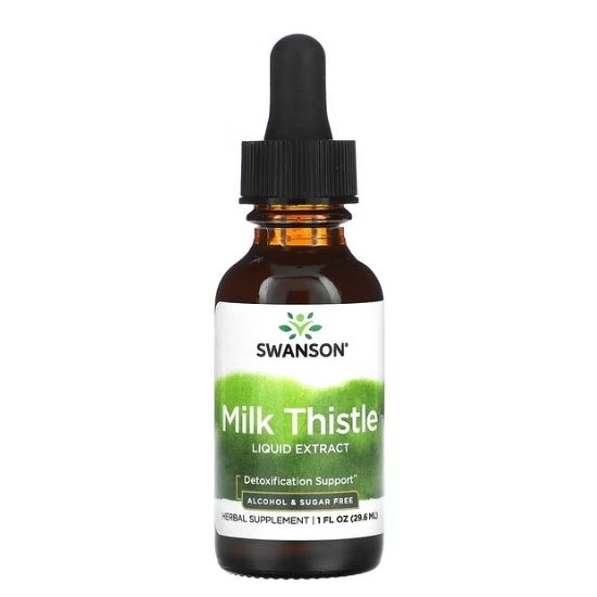 Milk Thistle Liquid Extract, 29 ml, Swanson - Vitax.ro