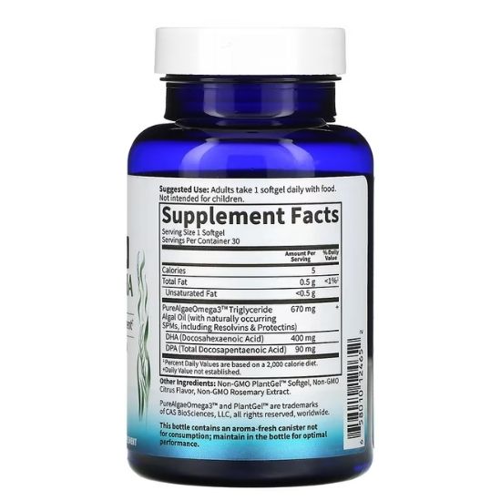 Dr. Formulated Vegan Prenatal DHA, 30 softgels, Garden of Life - Vitax.ro