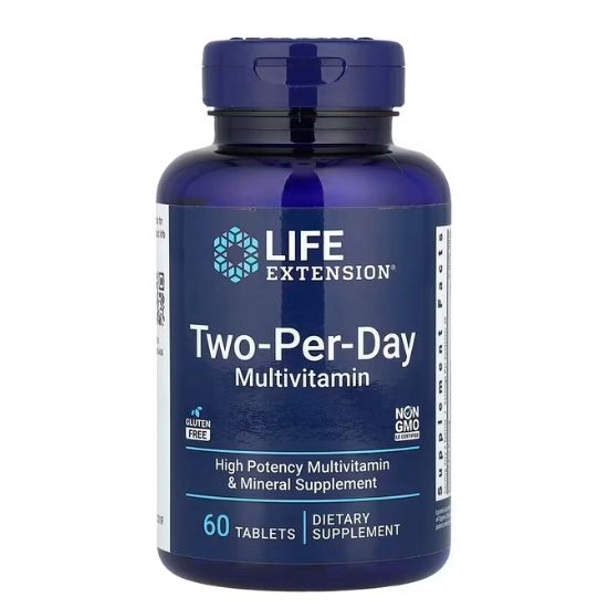 Two-Per-Day, Tablets, 60 tabs, Life Extension - Vitax.ro