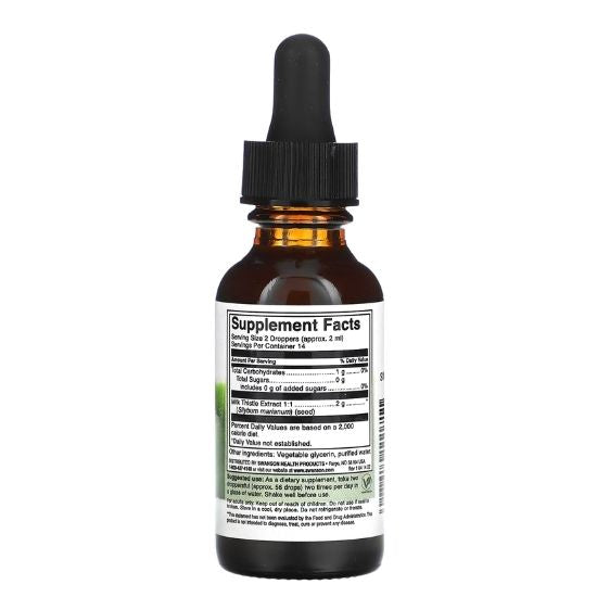 Milk Thistle Liquid Extract, 29 ml, Swanson - Vitax.ro