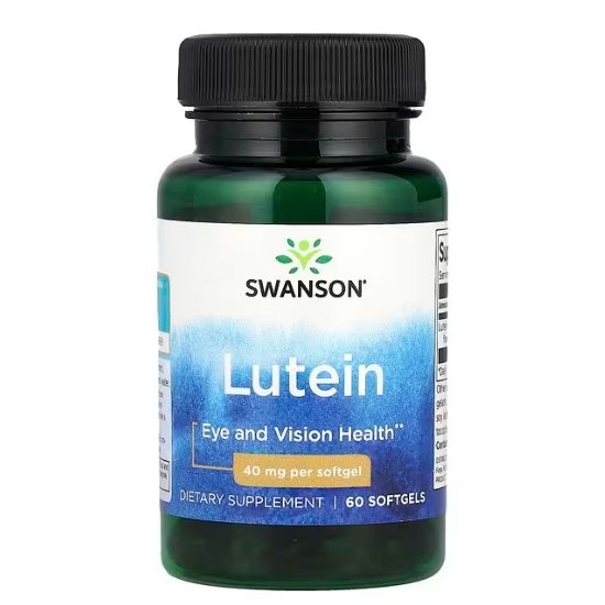 Lutein, 40mg, 60 softgels, Swanson - Vitax.ro