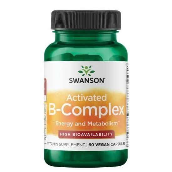 Activated B-Complex, 60 vcaps, Swanson - Vitax.ro