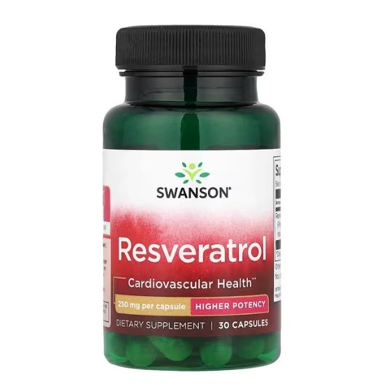 Resveratrol, 250mg, 30 caps, Swanson - Vitax.ro