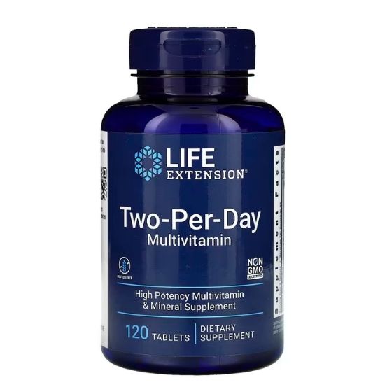 Two-Per-Day, Tablets, 120 tabs, Life Extension - Vitax.ro