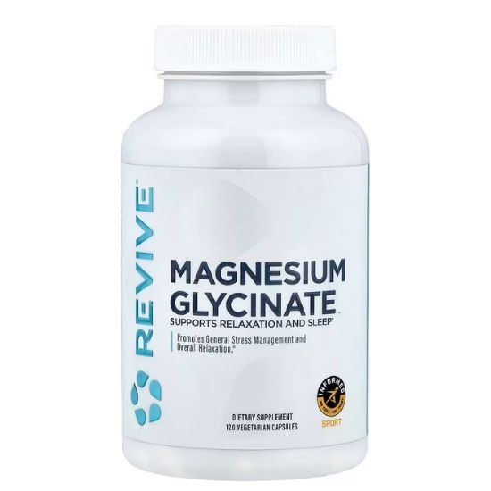 Magnesium Glycinate, 120 vcaps, Revive - Vitax.ro