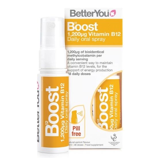 Boost Vitamin B12 Oral Spray, 25 ml, BetterYou - Vitax.ro