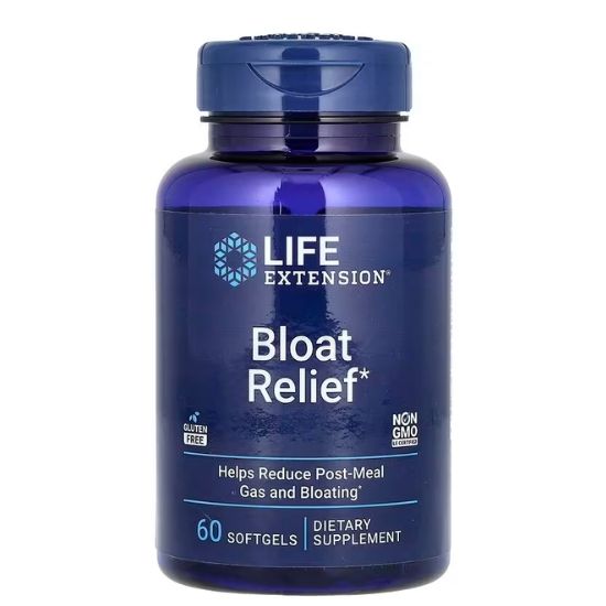 Bloat Relief, 60 softgels, Life Extension - Vitax.ro