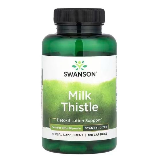 Milk Thistle (Standardized), 250mg, 120 caps, Swanson - Vitax.ro
