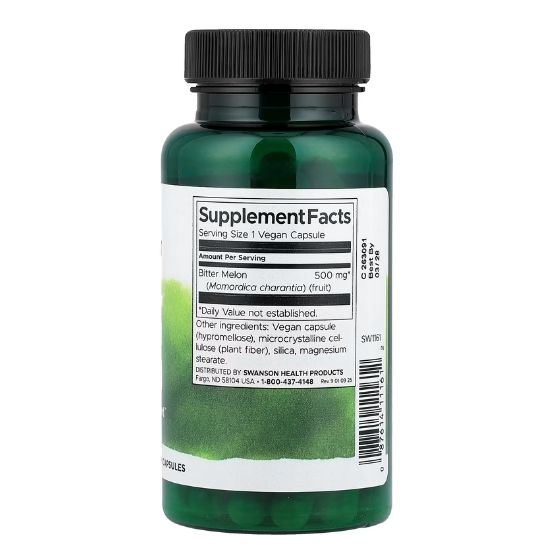 Bitter Melon, 500mg, 60 caps, Swanson - Vitax.ro