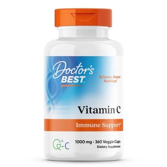 Vitamin C with Quali-C, 1000mg, 360 vcaps, Doctor's Best - Vitax.ro