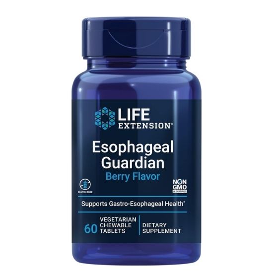 Esophageal Guardian, Berry Flavor, 60 vegetarian chewable tabs, Life Extension - Vitax.ro