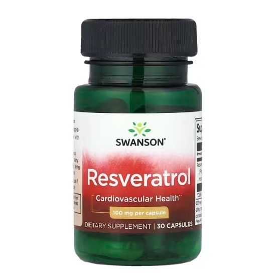 Resveratrol, 100mg, 30 caps, Swanson - Vitax.ro