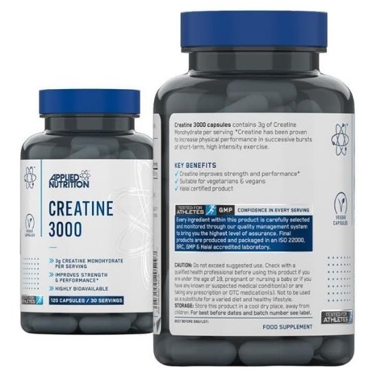 Creatine 3000, 120 caps, Applied Nutrition