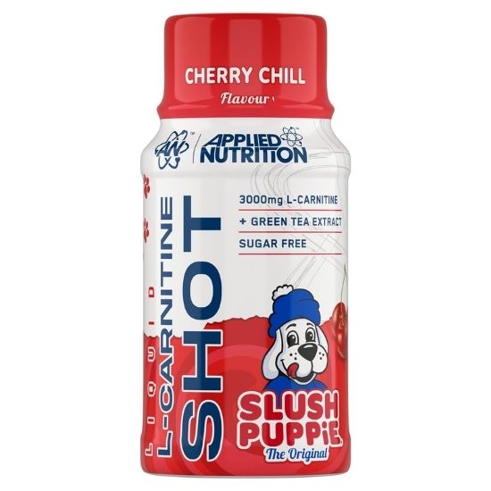Liquid L-Carnitine Shot, Slush Puppie Cherry Chill, 12 x 60 ml, Applied Nutrition