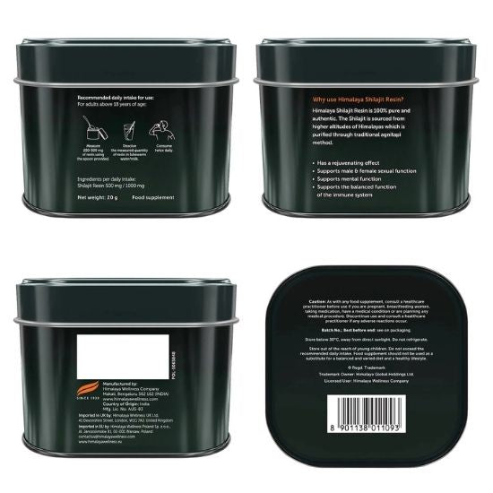 Shilajit Resin, 20 g, Himalaya Herbal