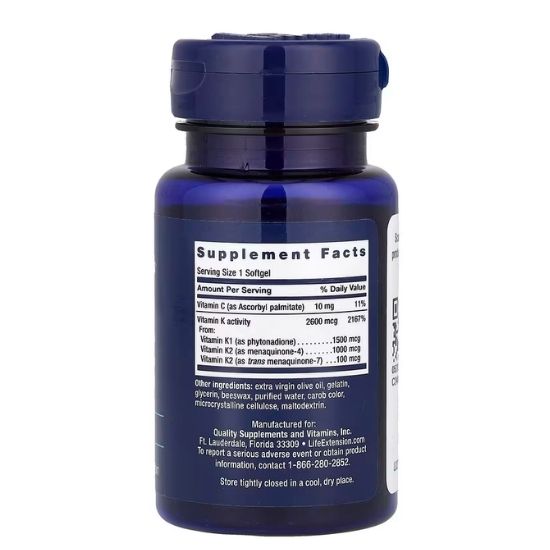 Super K, 90 softgels, Life Extension - Vitax.ro