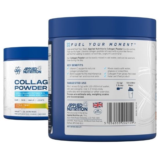 Collagen Powder, Citrus Twist, 165g, Applied Nutrition