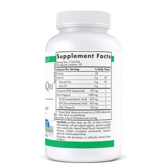 ProOmega CoQ10, 120 softgels, Nordic Naturals - Vitax.ro