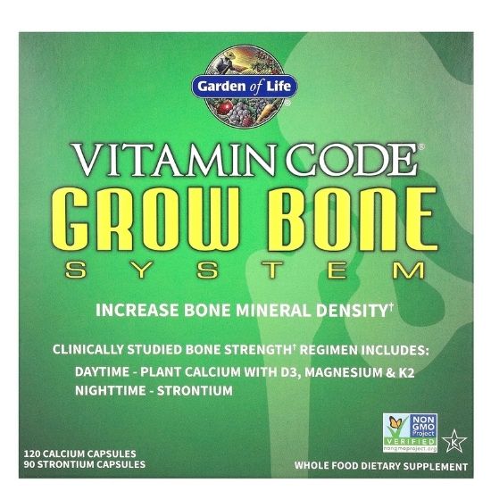Vitamin Code Grow Bone System, 30 day supply, Garden of Life - Vitax.ro