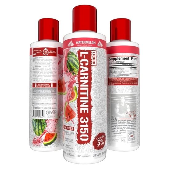 Liquid L-Carnitine 3150 - Legendary Series, Watermelon, 473 ml, 5% Nutrition