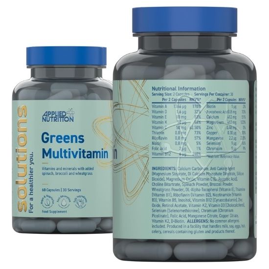 Greens Multivitamin, 60 caps, Applied Nutrition