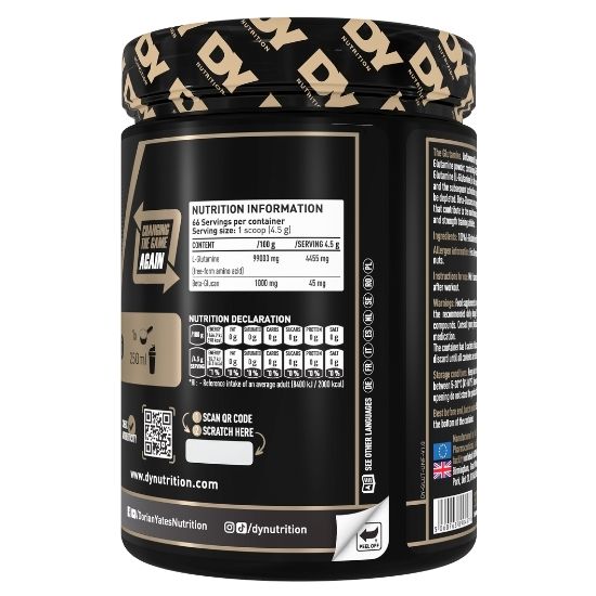 The Glutamine, Unflavoured, 300g, Dorian Yates