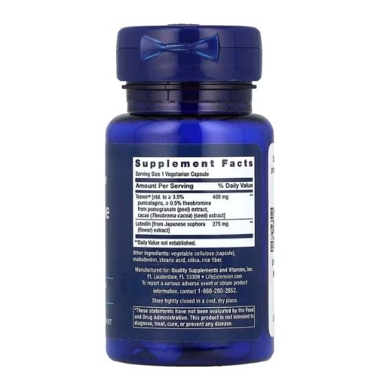 Testosterone Elite, 30 vcaps, Life Extension - Vitax.ro