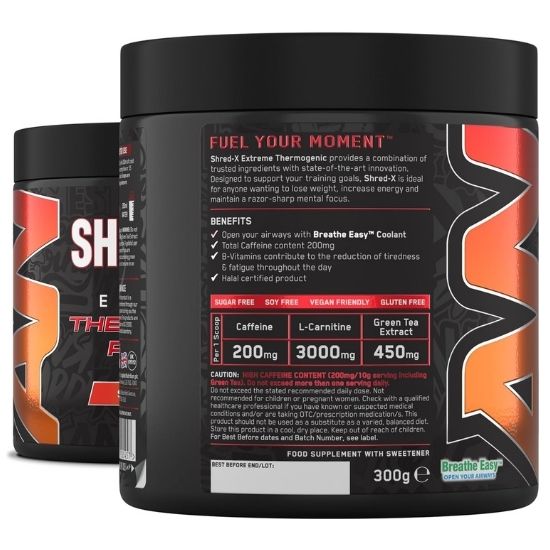 Shred-X Powder, Strawberry Kiwi, 300g, Applied Nutrition