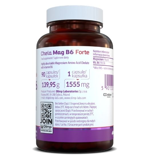 Chela-Mag B6 Forte, 90 caps, Olimp Nutrition